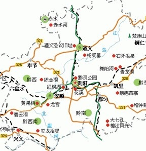 贵州地图图片